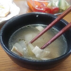 麺つゆで作る☆　玉ねぎスープ♪